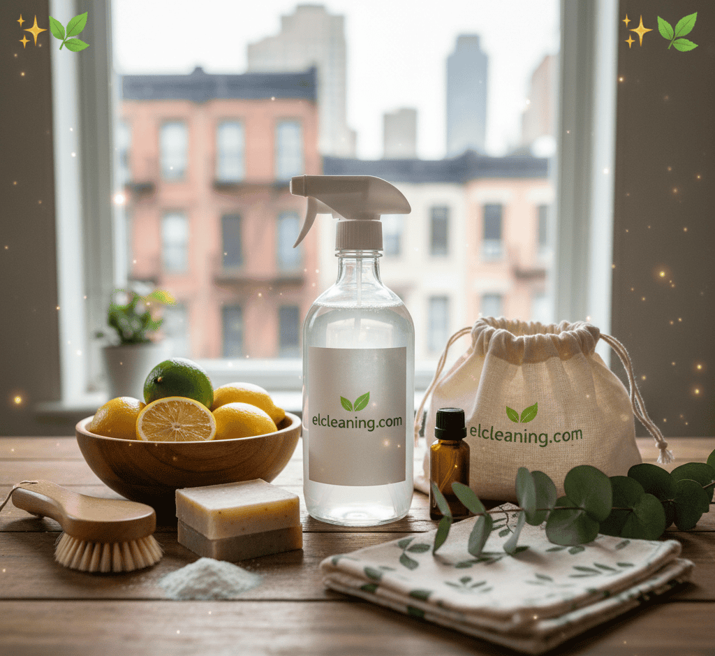 Cleaning spray bottle symbolizing professional luxury cleaning services