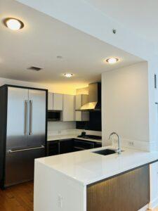 Luxury kitchen cleaned by Elcleaning at 247 west 46 st