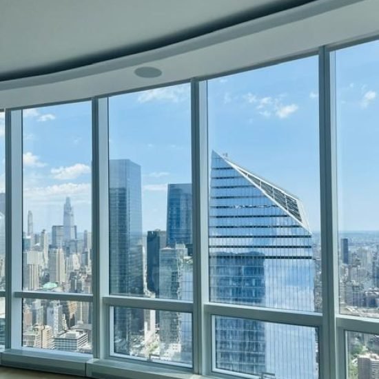 hudson yards view from living room